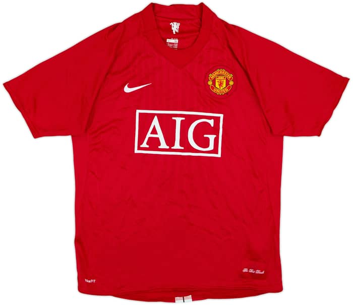 2007-09 Manchester United Home Shirt #9 - 5/10 - (M)