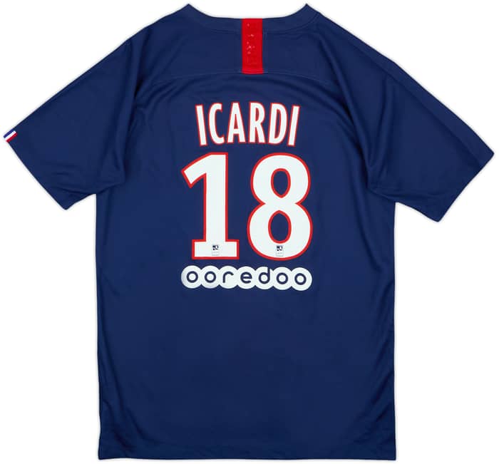 2019-20 Paris Saint-Germain Home Shirt Icardi #18 - 9/10 - (XL.Boys)