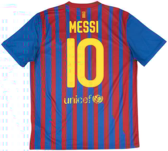 2011-12 Barcelona Basic Home Shirt Messi #10 - 6/10 - (L)