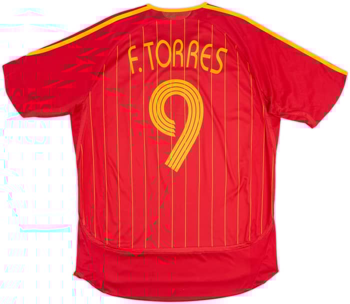 2006-08 Spain Home Shirt F.Torres #9 - 5/10 - (L)