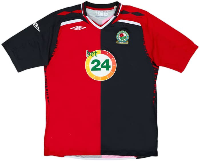 2007-08 Blackburn Away Shirt Santa Cruz #9 - 5/10 - (XL)