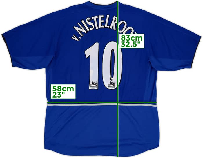 2002-03 Manchester United Third Shirt v. Nistelrooy #10 - 3/10 - (XL)