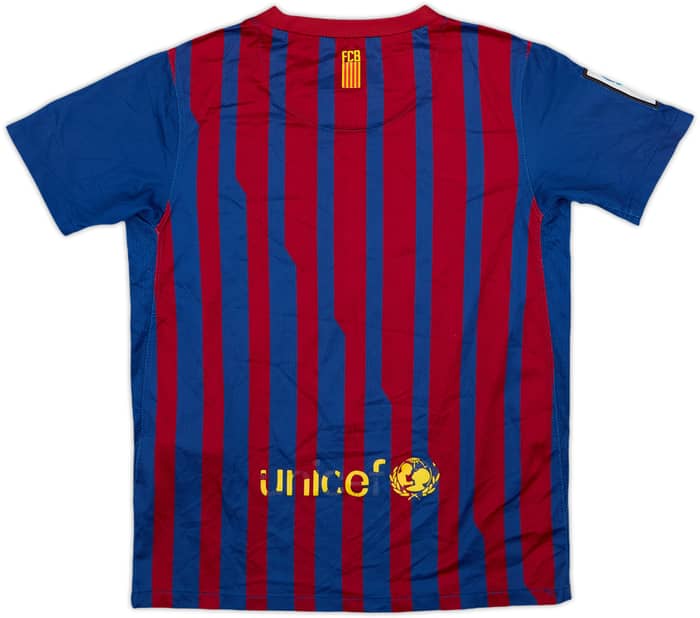 2011-12 Barcelona Home Shirt - 4/10 - (S.Boys)