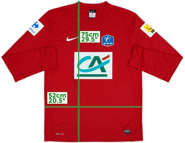 2012-13 Coupe de France L/S Shirt #13 - 9/10 - (L)