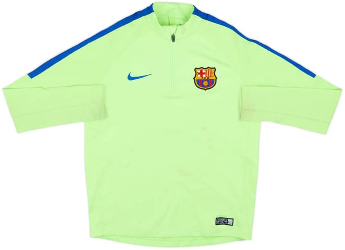 2017-18 Barcelona Nike 1/4 Zip Drill Top - 5/10 - (L.Boys)