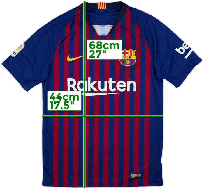 2018-19 Barcelona Home Shirt - 5/10 - (S)