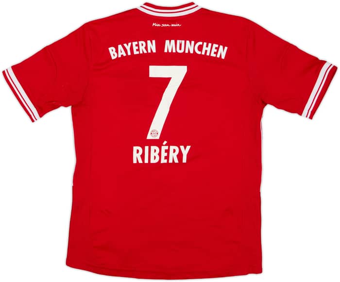 2013-14 Bayern Munich Home Shirt Ribery #7 - 7/10 - (M.Boys)