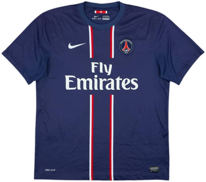 2012-13 Paris Saint-Germain Home Shirt Ibrahimovic #18 - 4/10 - (L)