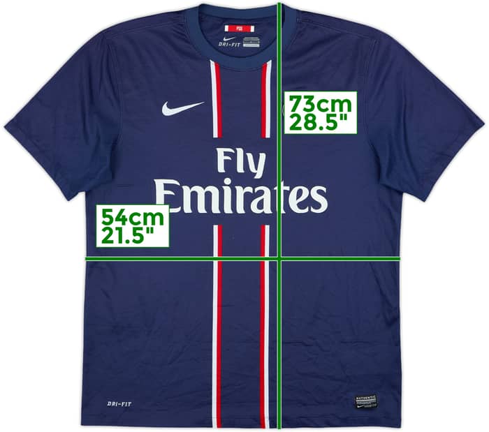 2012-13 Paris Saint-Germain Home Shirt Ibrahimovic #18 - 4/10 - (L)