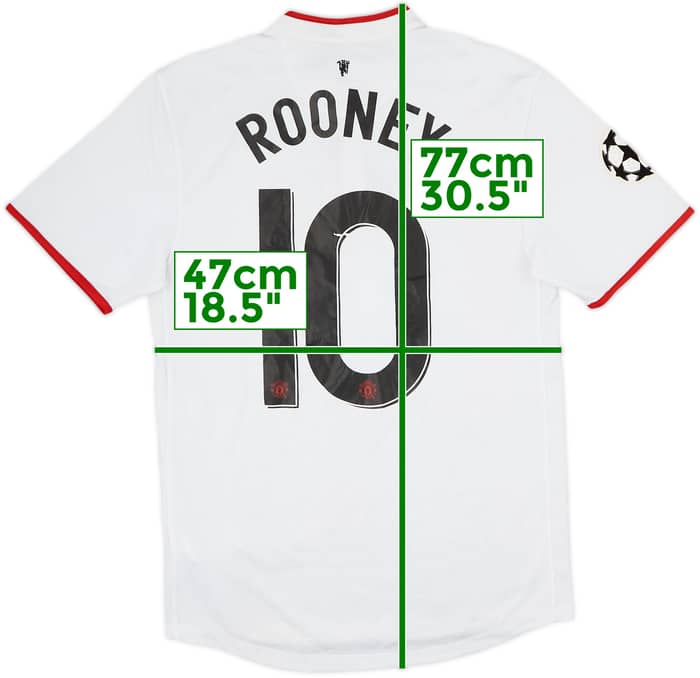 2012-14 Manchester United Away Shirt Rooney #10 - 6/10 - (S)