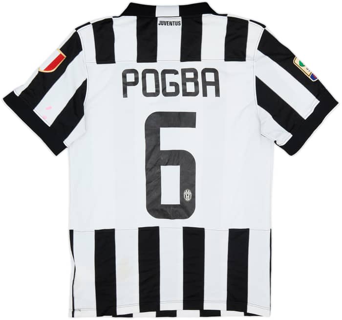2014-15 Juventus Home Shirt Pogba #6 - 4/10 - (S)