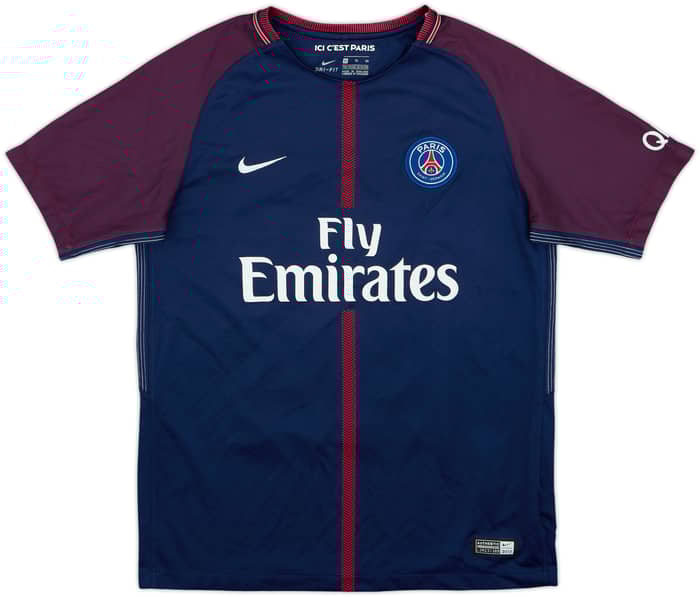 2017-18 Paris Saint-Germain Home Shirt Neymar Jr #10 - 6/10 - (XL.Boys)