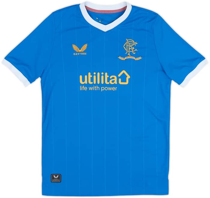 2021-22 Rangers Home Shirt - 7/10 - (XL.Boys)