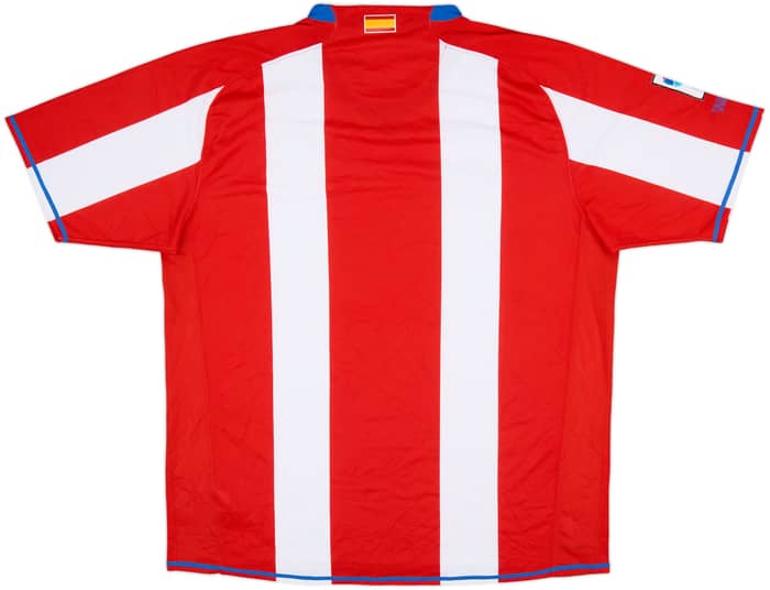 2007-08 Atletico Madrid Home Shirt - 4/10 - (XL)