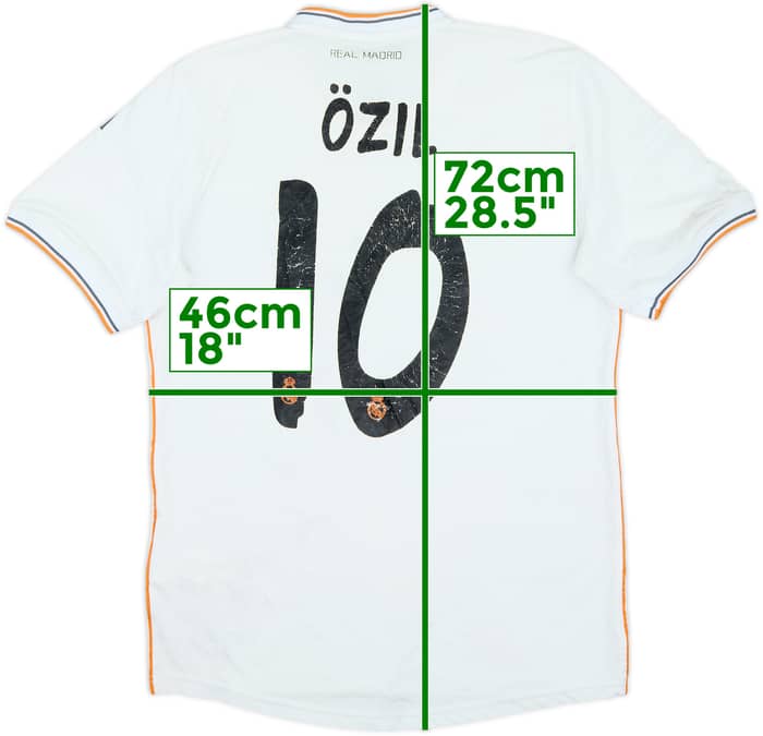 2013-14 Real Madrid Home Shirt Ozil #10 - 5/10 - (S)
