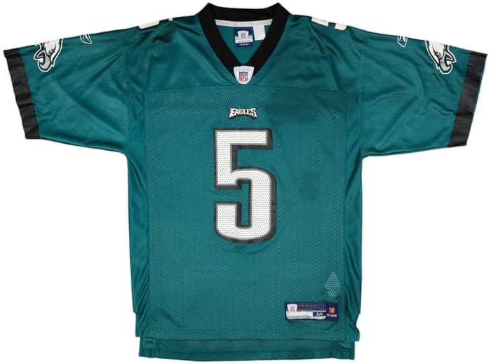 2007 Philadelphia Eagles McNabb #5 Reebok On Field Home Jersey - 8/10 - (M)