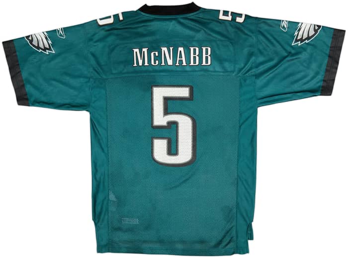 2007 Philadelphia Eagles McNabb #5 Reebok On Field Home Jersey - 8/10 - (M)