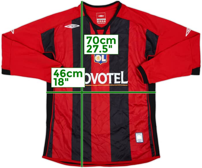 2006-07 Lyon GK Shirt - 8/10 - (M.Boys)