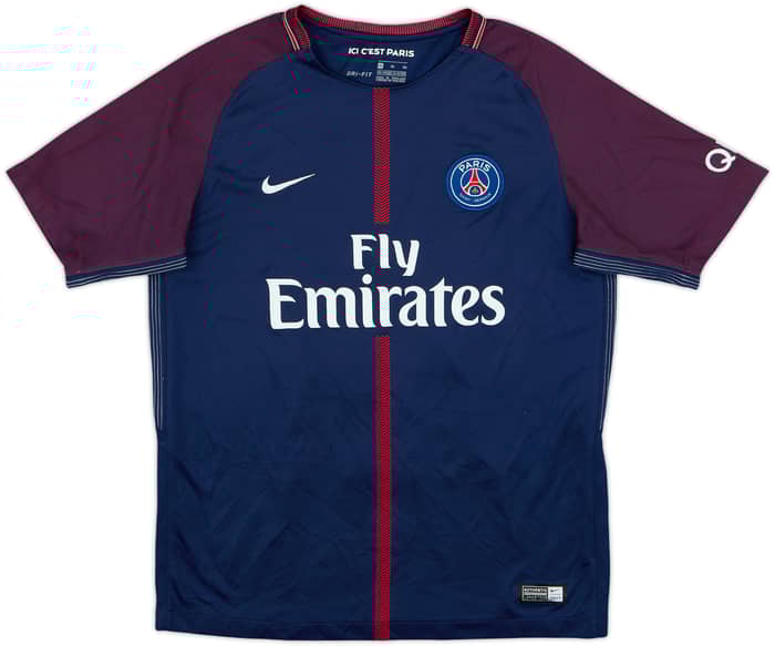 2017-18 Paris Saint-Germain Home Shirt Neymar Jr #10 - 5/10 - (XL.Boys)
