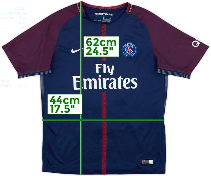 2017-18 Paris Saint-Germain Home Shirt Neymar Jr #10 - 5/10 - (XL.Boys)