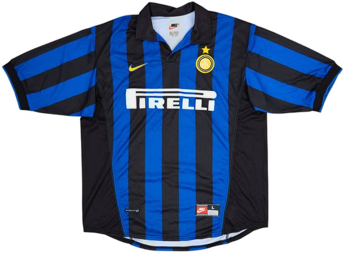 1998-99 Inter Milan Maillot domicile Djorkaeff #6 - 6/10 - (L)