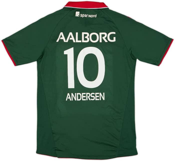 2018-19 Aalborg Away Shirt Andersen #10 - 5/10 - (L.Boys)