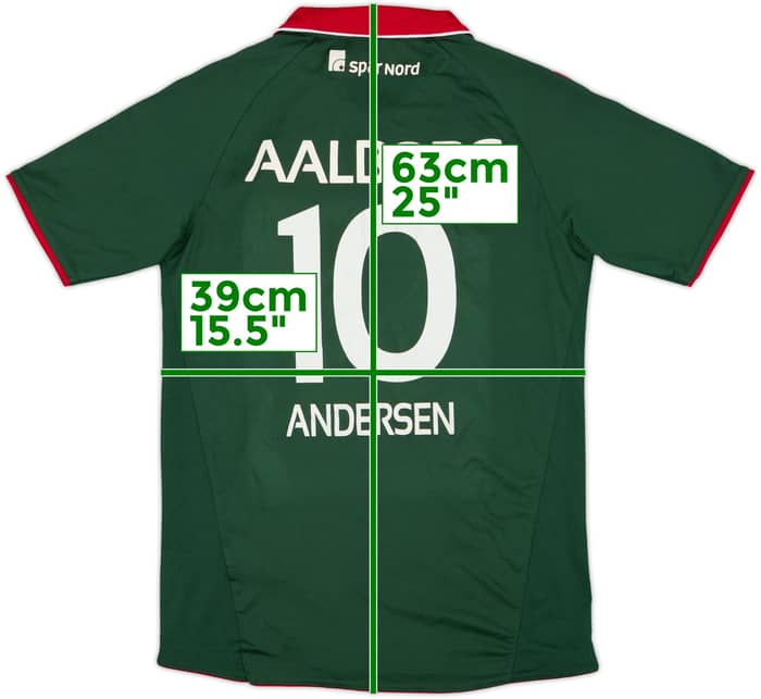 2018-19 Aalborg Away Shirt Andersen #10 - 5/10 - (L.Boys)