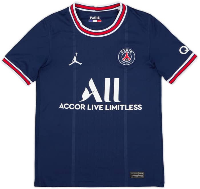 2021-22 Paris Saint-Germain Home Shirt - 8/10 - (S.Boys)