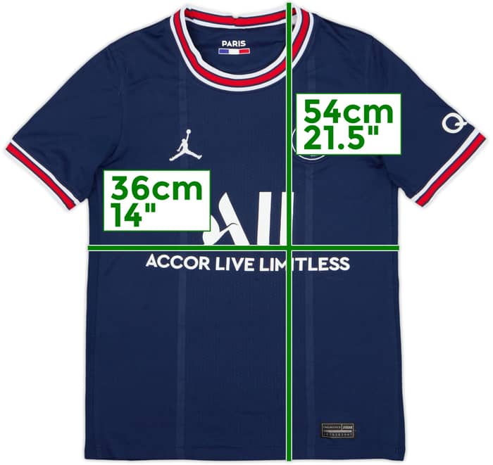 2021-22 Paris Saint-Germain Home Shirt - 8/10 - (S.Boys)