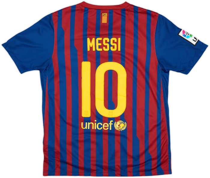 2011-12 Barcelona Home Shirt Messi #10 - 6/10 - (L.Boys)