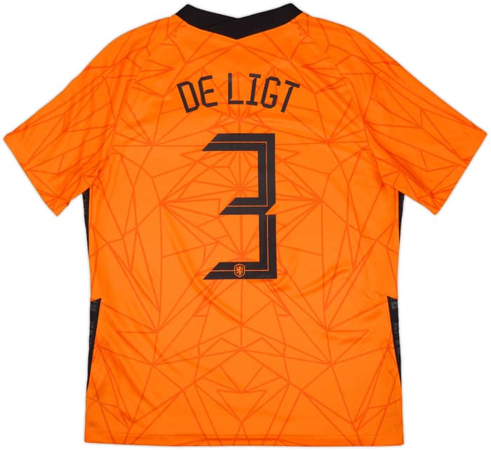 2020-21 Netherlands Home Shirt De Ligt #3 - 7/10 - (L)