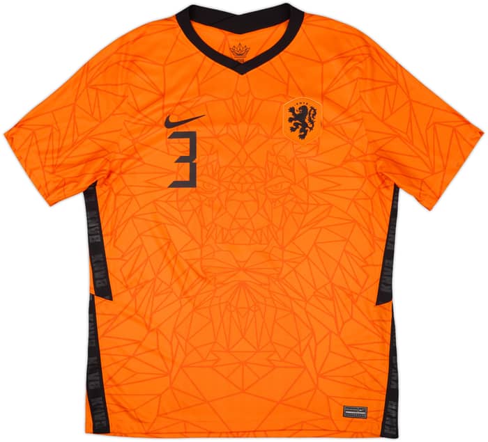 2020-21 Netherlands Home Shirt De Ligt #3 - 7/10 - (L)
