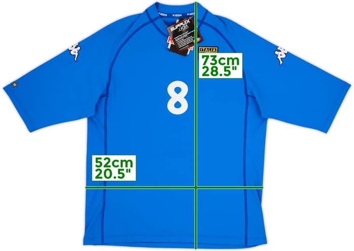 2000-01 Italy Player Issue Home Shirt #8 (XL)