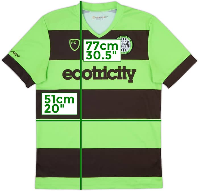2018-19 Forest Green Rovers Home Shirt - 9/10 - (S)