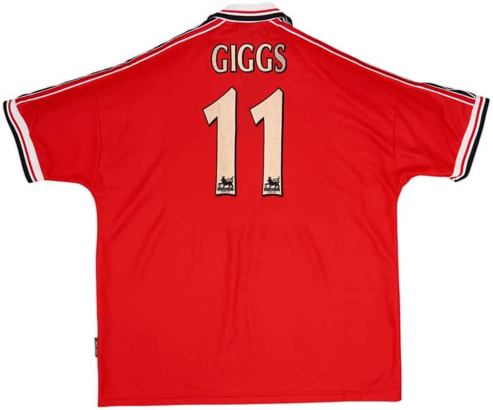 1998-00 Manchester United Home Shirt Giggs #11 - 8/10 - (XXL)