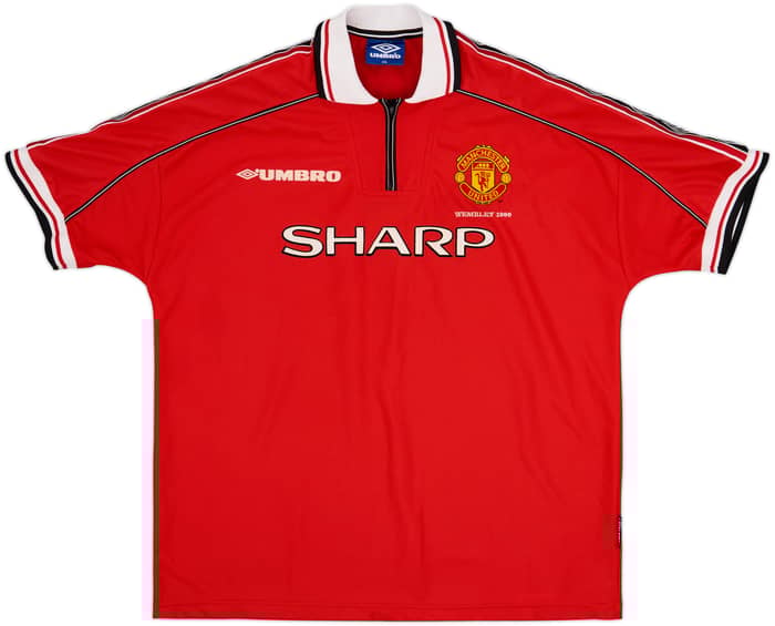 1998-00 Manchester United Home Shirt Giggs #11 - 8/10 - (XXL)
