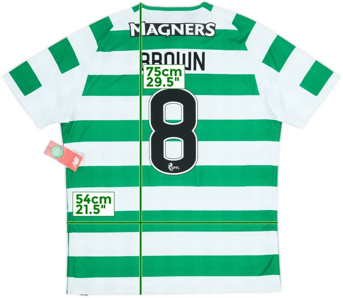 Camiseta de local del Celtic 2018-19 Brown #8 (L)