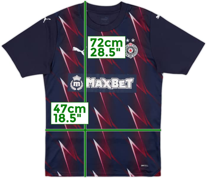 2023-24 FK Partizan Away Shirt - 7/10 - (S)