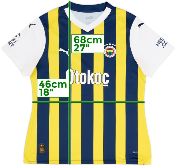 2023-24 Fenerbahce Home Shirt - 9/10 - (Women's M)