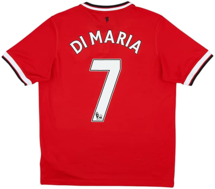 2014-15 Manchester United Home Shirt Di Maria #7 - 10/10 - (XL.Boys)