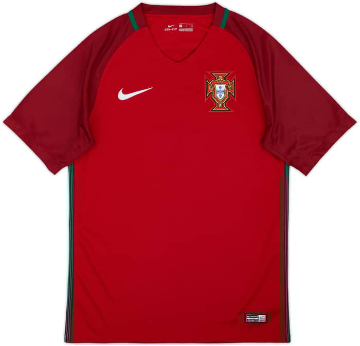 2016-18 Portugal Home Shirt B. Alves #2 - 8/10 - (S)