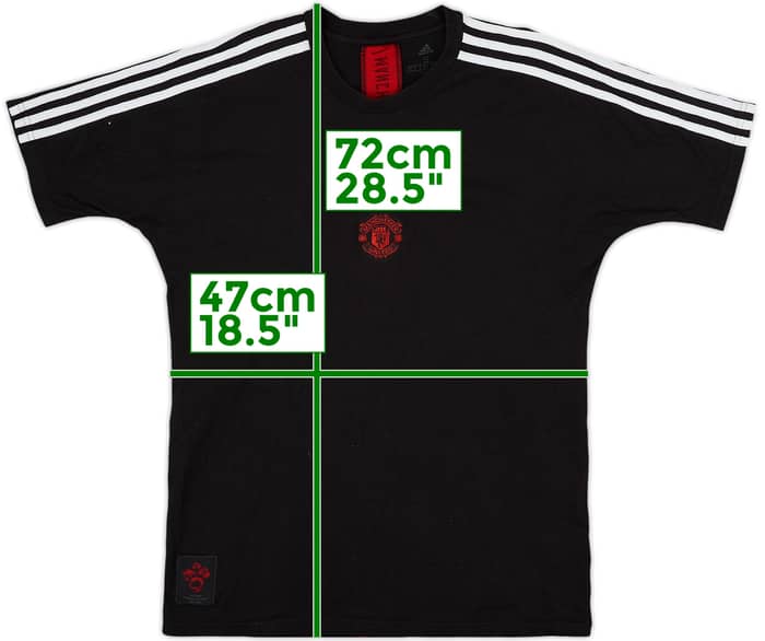 2019-20 Manchester United adidas Cotton Tee - 8/10 - (S)