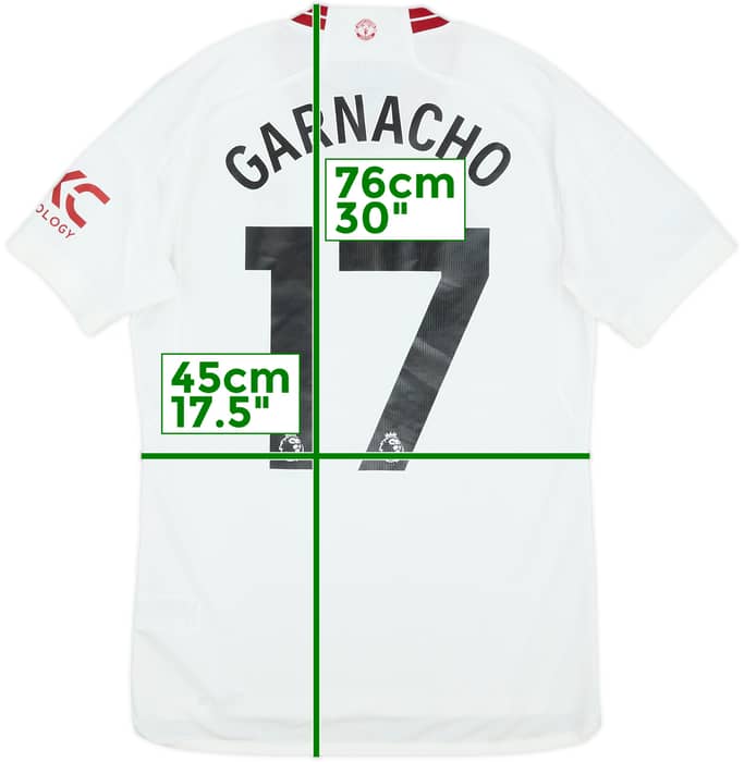 2023-24 Manchester United Third Shirt Garnacho #17 - 8/10 - (S)