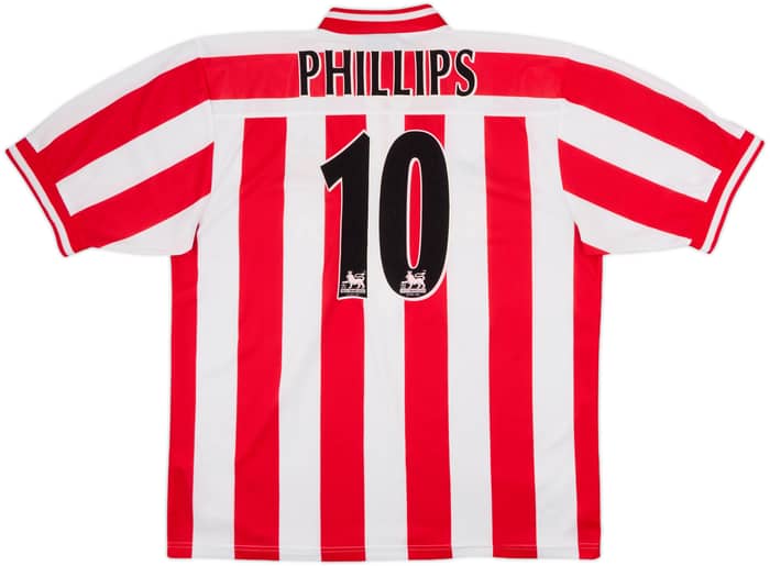 1999-00 Sunderland Home Shirt Phillips #10 - 8/10 - (XL)