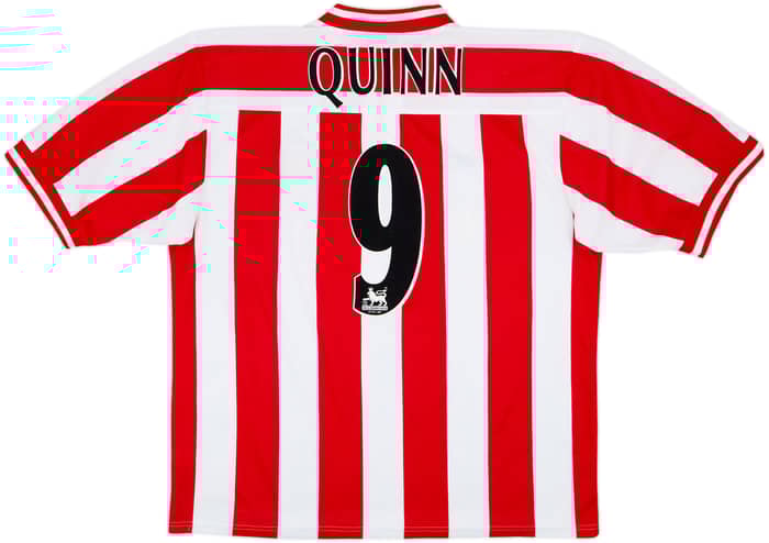 1999-00 Sunderland Home Shirt Quinn #9 - 9/10 - (XL)