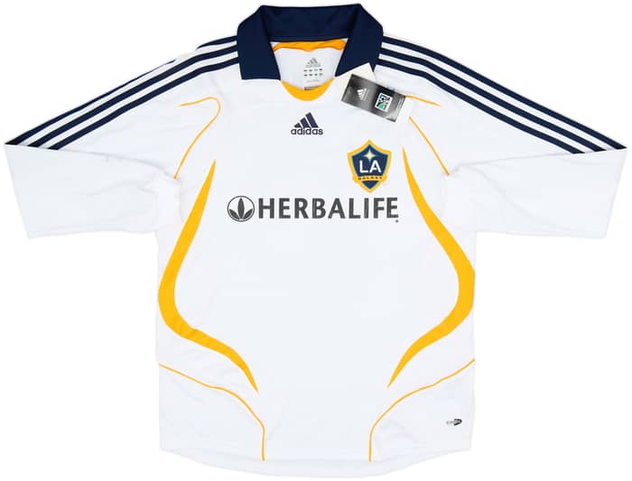 2007-08 LA Galaxy Home L/S Shirt Beckham #23 (M)