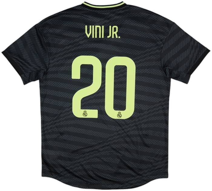 2022-23 Real Madrid Authentic Third Shirt Vini Jr. #20 (L)