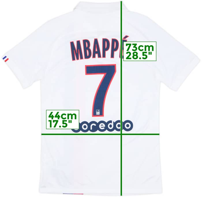 2019-20 Paris Saint-Germain Third Shirt Mbappe #7 - 10/10 - (S)
