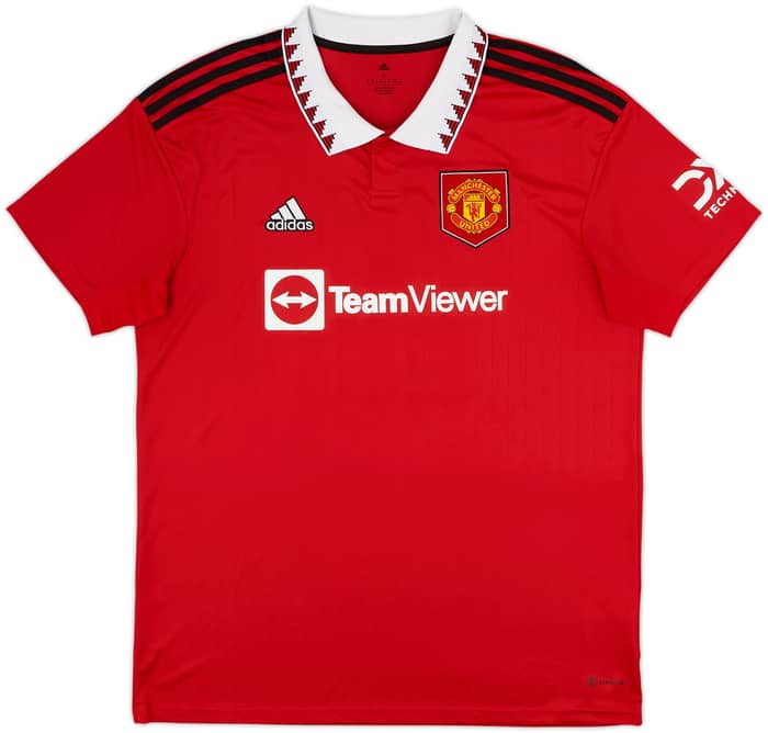 2022-23 Manchester United Home Shirt Antony #21 - 9/10 - (XL)