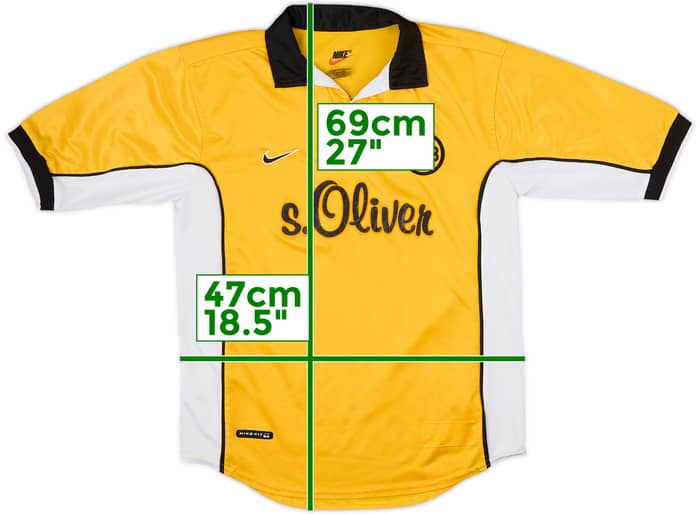 1998-00 Borussia Dortmund Home Shirt - 8/10 - (XL.Boys)